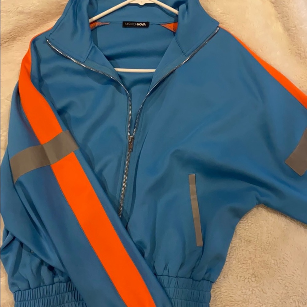 Women’s reflective shorts tracksuit